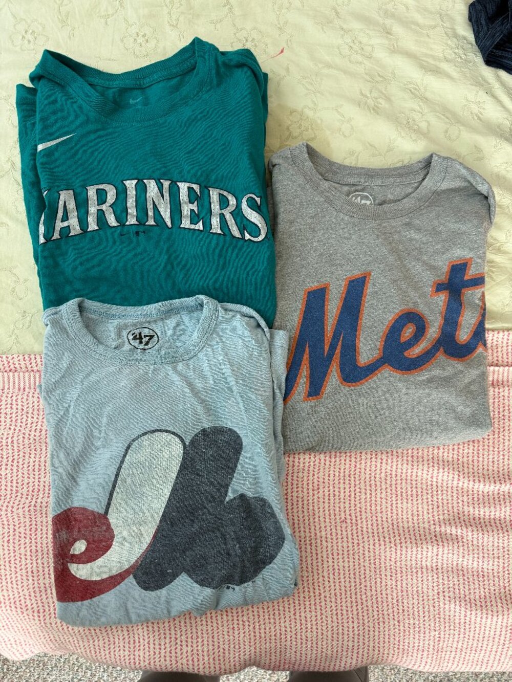 Set of Baseball Tees